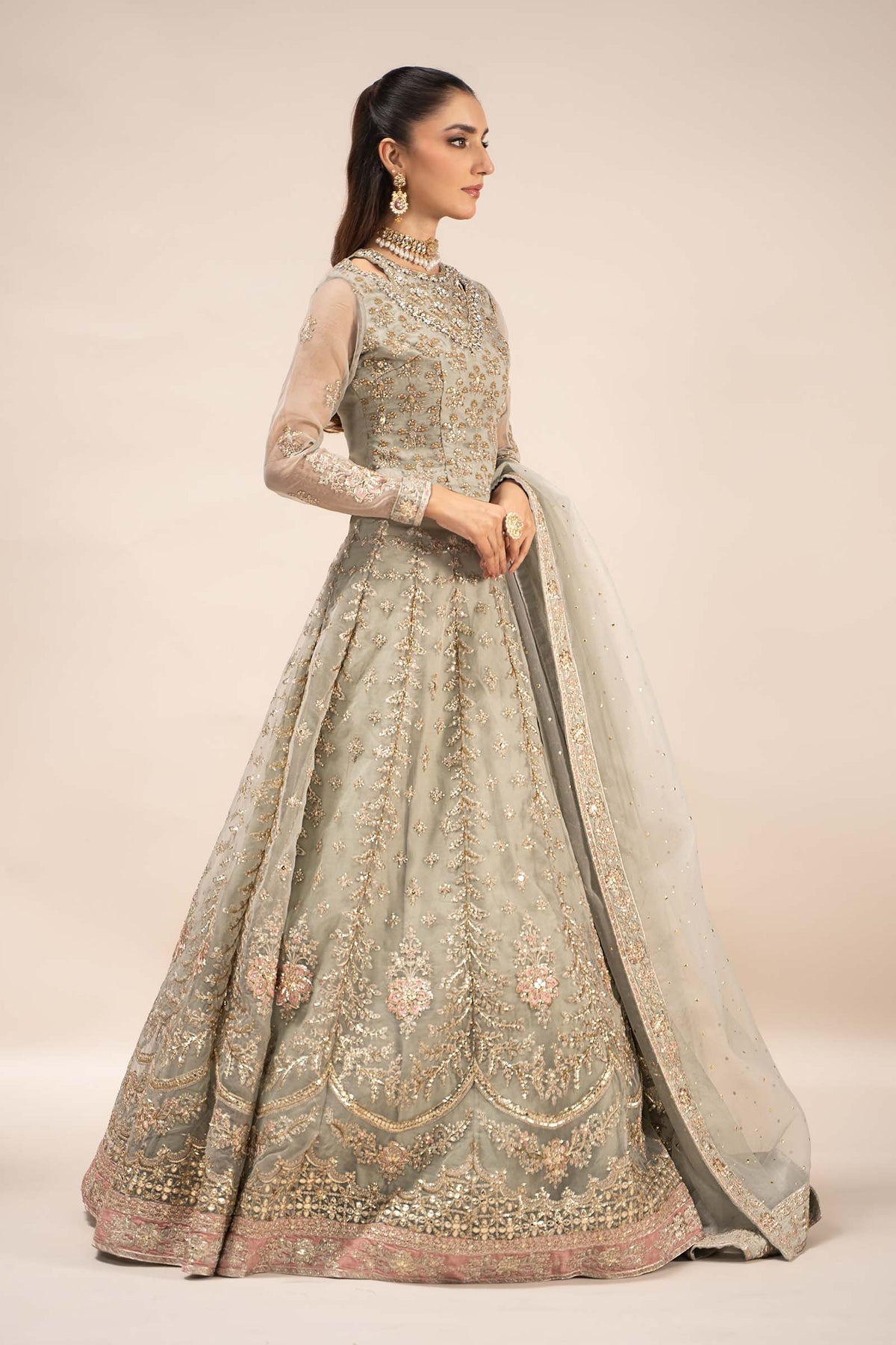 Maria B | Formal Wears | SF-EF25-55 - by - Libasekhas UK - Registered Vendor of : Maria B - 100% Original Designer Dresss