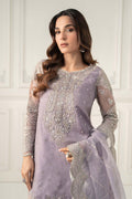 Maria B | Luxury Formals | SF-EF25-60R1-Lilac - by Libasekhas UK - Registered Vendor of : Maria B - 100% Original Designer Dress