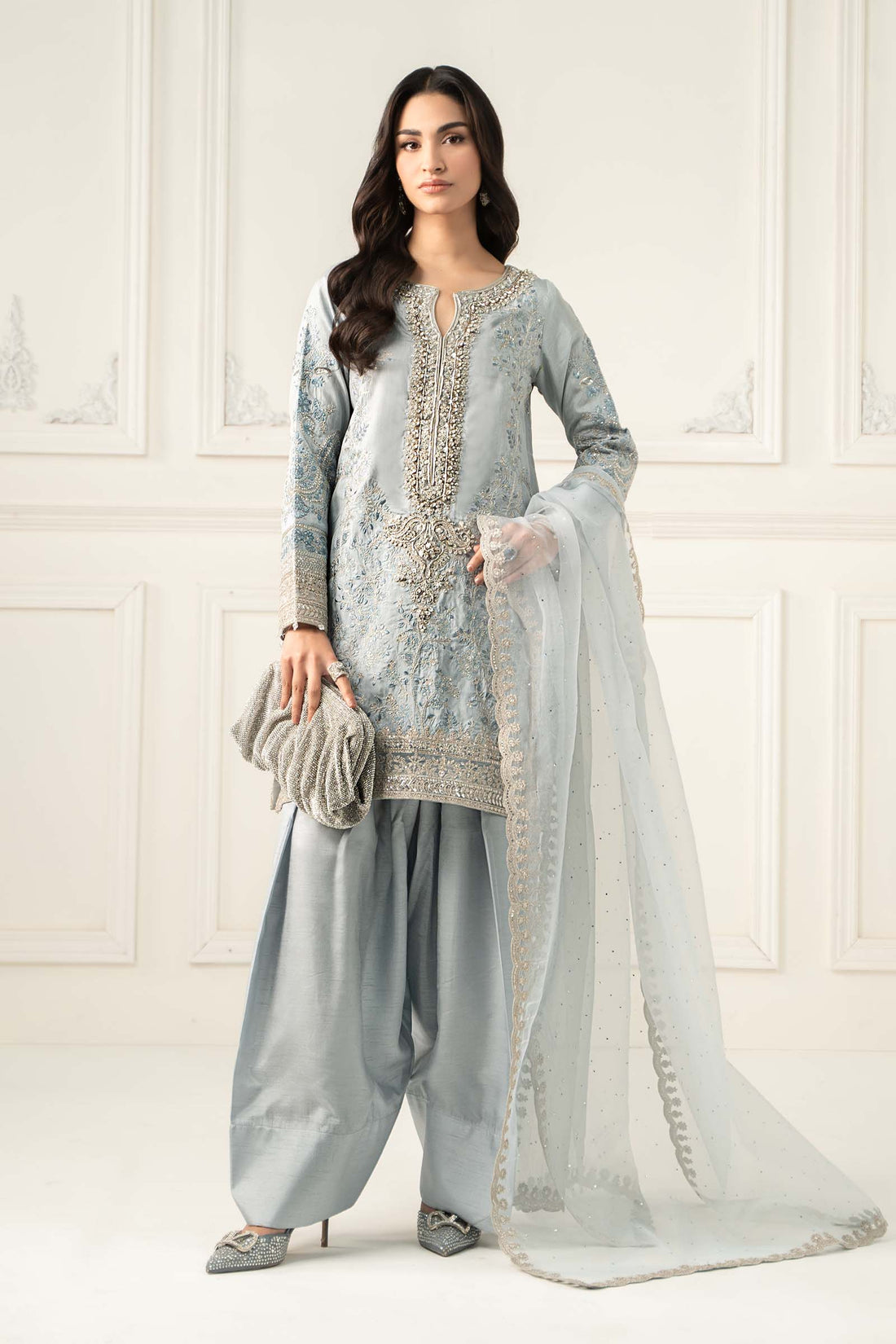 Maria B | Formal Wears | SF-EF25-62 - by Libasekhas UK - Registered Vendor of : Maria B - 100% Original Designer Dress