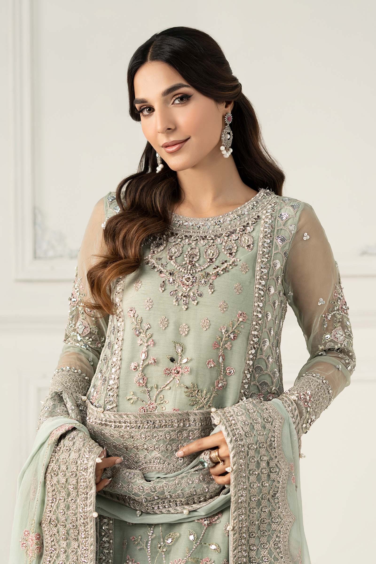 Maira B | Ready to Wear | SF-EF25-65 - by - Libasekhas UK - Registered Vendor of : Maria B - 100% Original Designer Dresss
