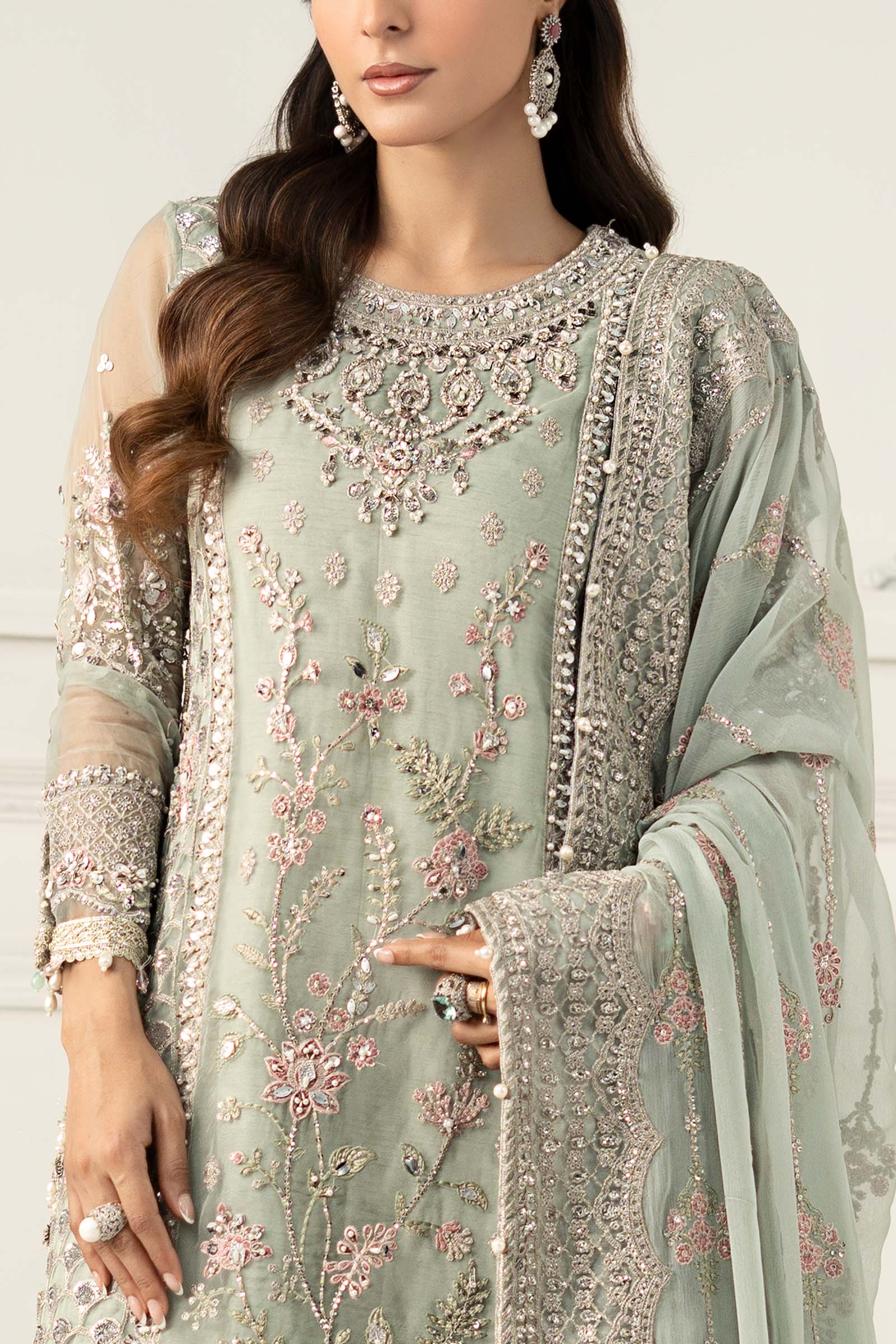Maira B | Ready to Wear | SF-EF25-65 - by - Libasekhas UK - Registered Vendor of : Maria B - 100% Original Designer Dresss