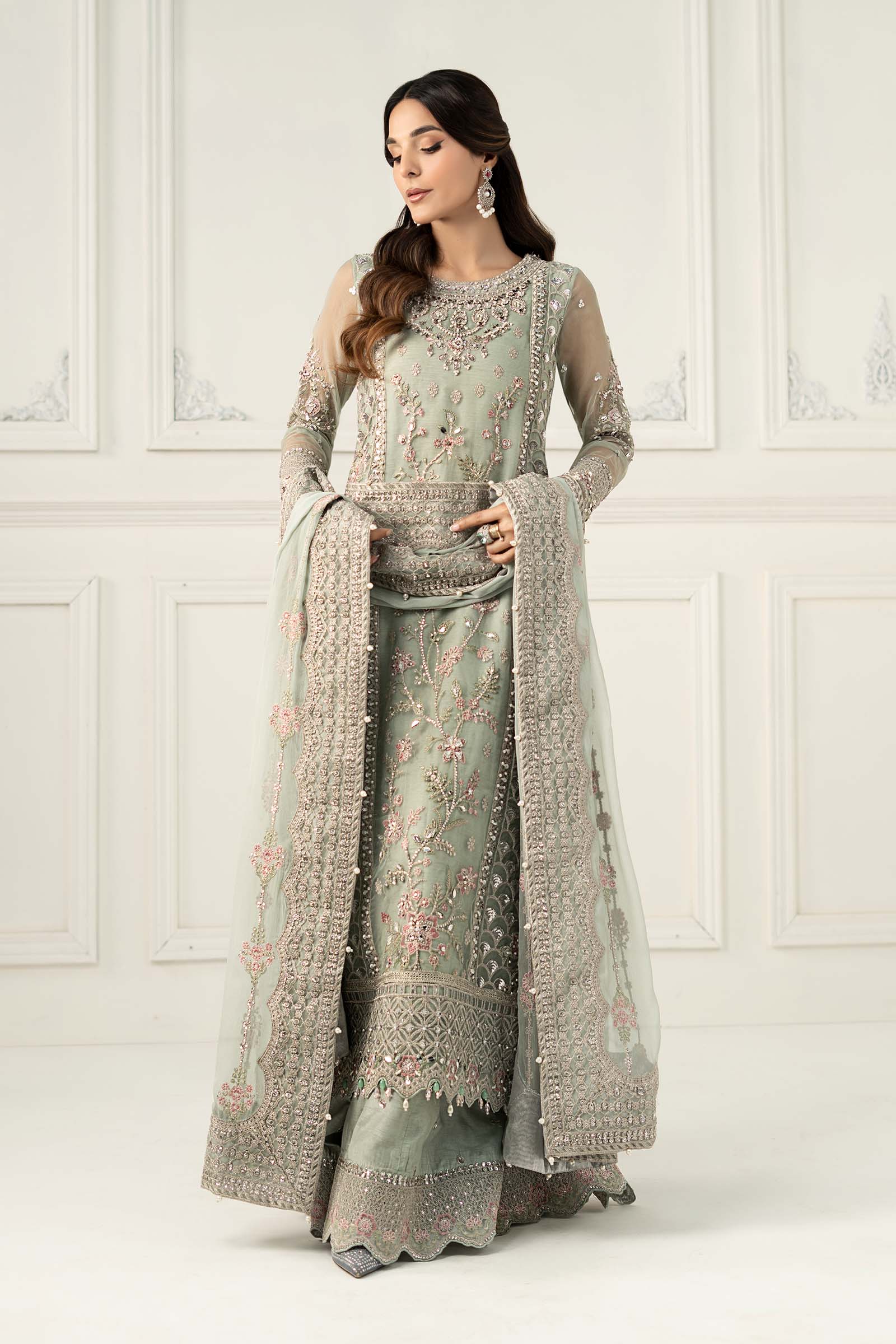 Maira B | Ready to Wear | SF-EF25-65 - by - Libasekhas UK - Registered Vendor of : Maria B - 100% Original Designer Dresss