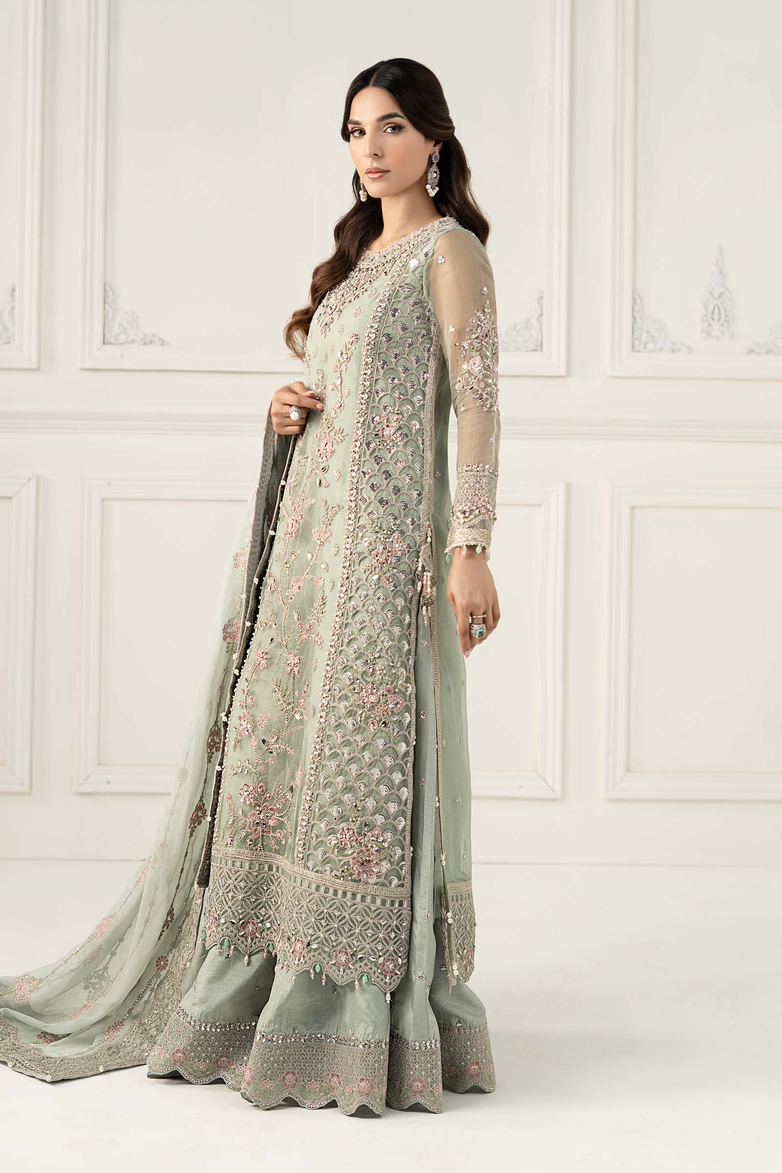 Maira B | Ready to Wear | SF-EF25-65 - by - Libasekhas UK - Registered Vendor of : Maria B - 100% Original Designer Dresss