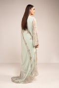 Maria  B | luxury formals | SF-EF26-01-Sea Green - by Libasekhas UK - Registered Vendor of : Maria B - 100% Original Designer Dress