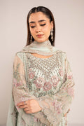 Maria  B | luxury formals | SF-EF26-01-Sea Green - by Libasekhas UK - Registered Vendor of : Maria B - 100% Original Designer Dress