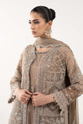 Maria B | Luxury Formals | SF-EF26-05-Coffee - by Libasekhas UK - Registered Vendor of : Maria B - 100% Original Designer Dress