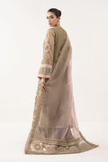 Maria B | Luxury Formals | SF-EF26-10-Coffee - by Libasekhas UK - Registered Vendor of : Maria B - 100% Original Designer Dress