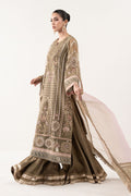 Maria B | Luxury Formals | SF-EF26-10-Coffee - by Libasekhas UK - Registered Vendor of : Maria B - 100% Original Designer Dress