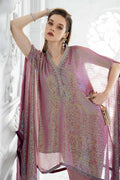 Maria B | Luxury Formals | SF-EF26-11-Beige and Green - by Libasekhas UK - Registered Vendor of : Maria B - 100% Original Designer Dress