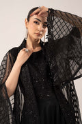 Maria B | Luxury Formals | SF-EF26-12-Black - by Libasekhas UK - Registered Vendor of : Maria B - 100% Original Designer Dress
