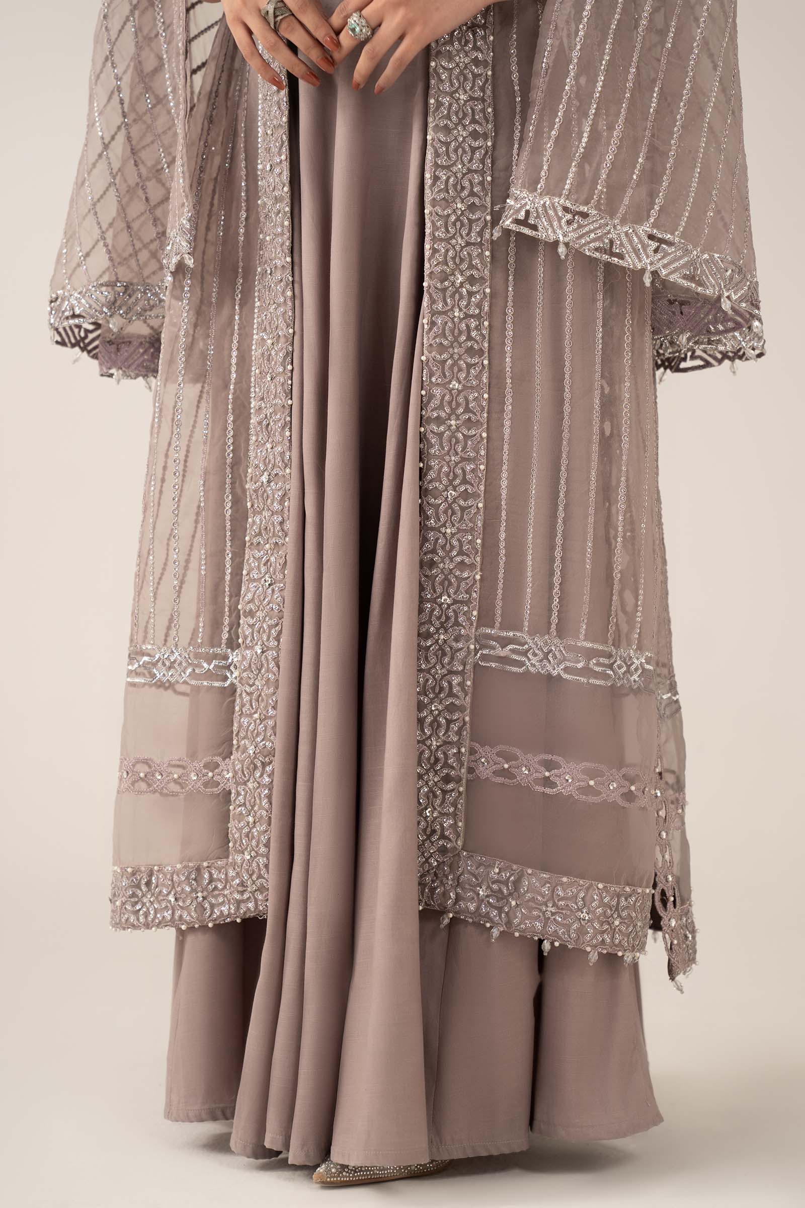 Maria B | Luxury Formals | SF-EF26-12-Lilac - by Libasekhas UK - Registered Vendor of : Maria B - 100% Original Designer Dress