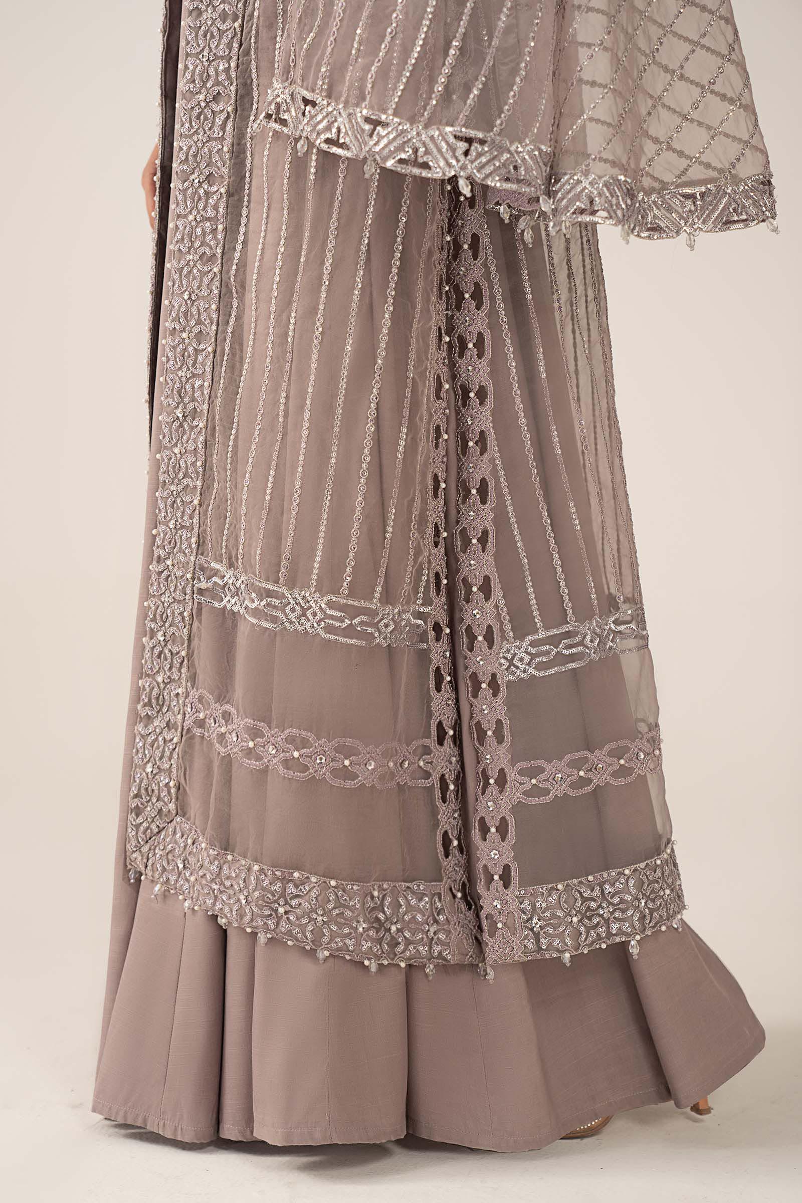 Maria B | Luxury Formals | SF-EF26-12-Lilac - by Libasekhas UK - Registered Vendor of : Maria B - 100% Original Designer Dress