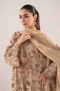 Maria B | Luxury Formals | SF-EF26-16-BEIGE - by Libasekhas UK - Registered Vendor of : Maria B - 100% Original Designer Dress
