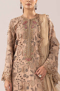 Maria B | Luxury Formals | SF-EF26-16-BEIGE - by Libasekhas UK - Registered Vendor of : Maria B - 100% Original Designer Dress