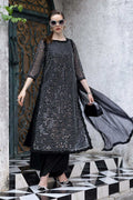Maria B | Luxury Formals | SF-EF26-23-Black - by Libasekhas UK - Registered Vendor of : Maria B - 100% Original Designer Dress