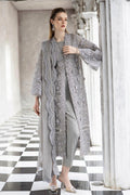 Maria B | Luxury Formals | SF-EF26-25-Grey - by Libasekhas UK - Registered Vendor of : Maria B - 100% Original Designer Dress