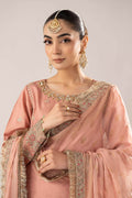 Maria B | Luxury Formals | SF-EF26-28-Peach - by Libasekhas UK - Registered Vendor of : Maria B - 100% Original Designer Dress