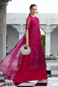 Maria B | Luxury Formals | SF-EF26-53-Fuchsia Pink - by Libasekhas UK - Registered Vendor of : Maria B - 100% Original Designer Dress