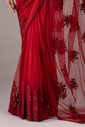 Maria B | Luxury Formals | SF-EF26-56-Red - by Libasekhas UK - Registered Vendor of : Maria B - 100% Original Designer Dress