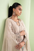 Maria B | Luxury Formals | SF-EF26-63-BEIGE - by Libasekhas UK - Registered Vendor of : Maria B - 100% Original Designer Dress
