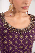 Maria B | Luxury Formals | SF-EF26-67-Purple - by Libasekhas UK - Registered Vendor of : Maria B - 100% Original Designer Dress