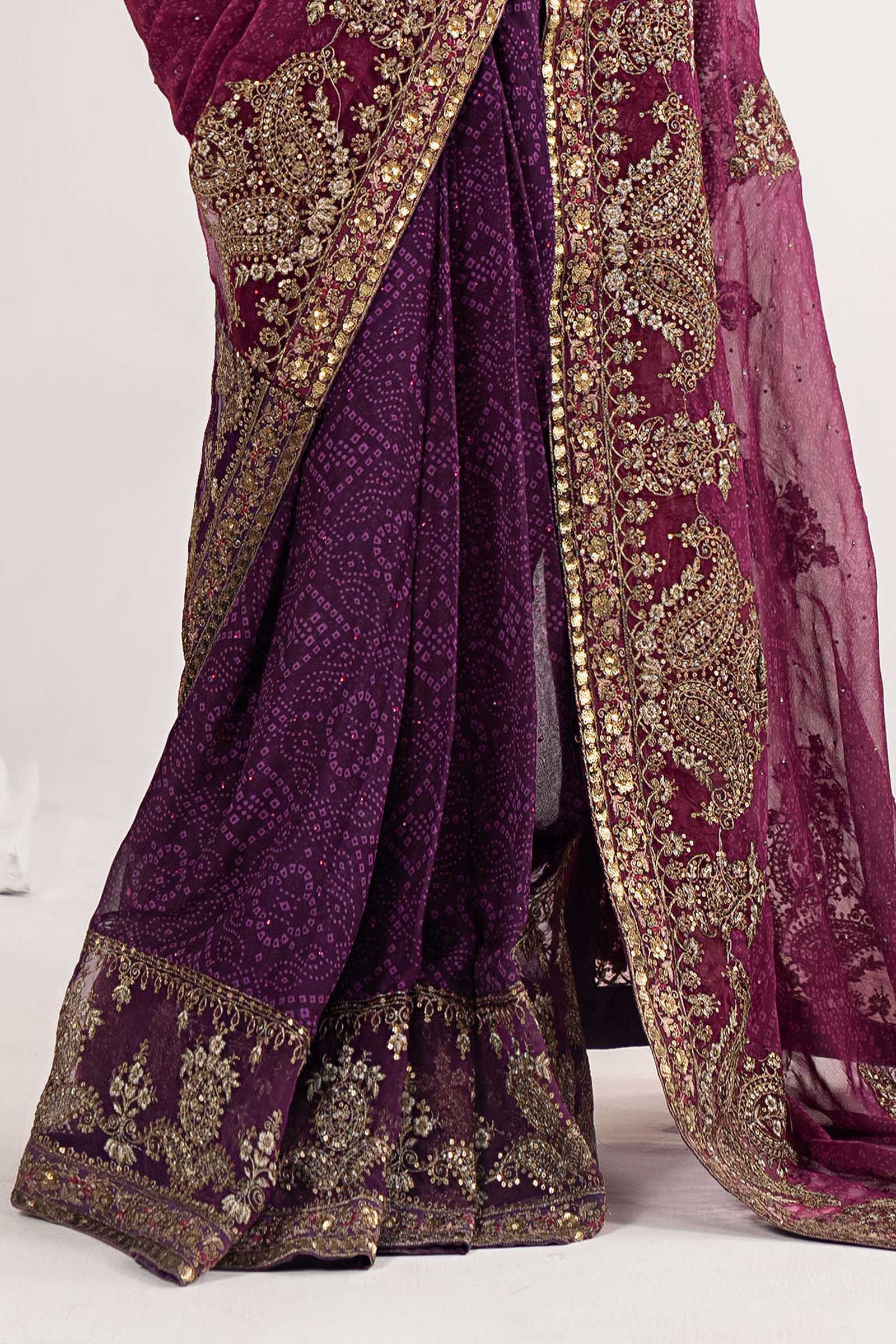 Maria B | Luxury Formals | SF-EF26-67-Purple - by Libasekhas UK - Registered Vendor of : Maria B - 100% Original Designer Dress