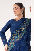 Maria B | Luxury Formals | SF-EF26-69-Blue - by Libasekhas UK - Registered Vendor of : Maria B - 100% Original Designer Dress