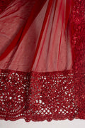 Maria B | Luxury Formals | SF-EF26-70-Red - by Libasekhas UK - Registered Vendor of : Maria B - 100% Original Designer Dress