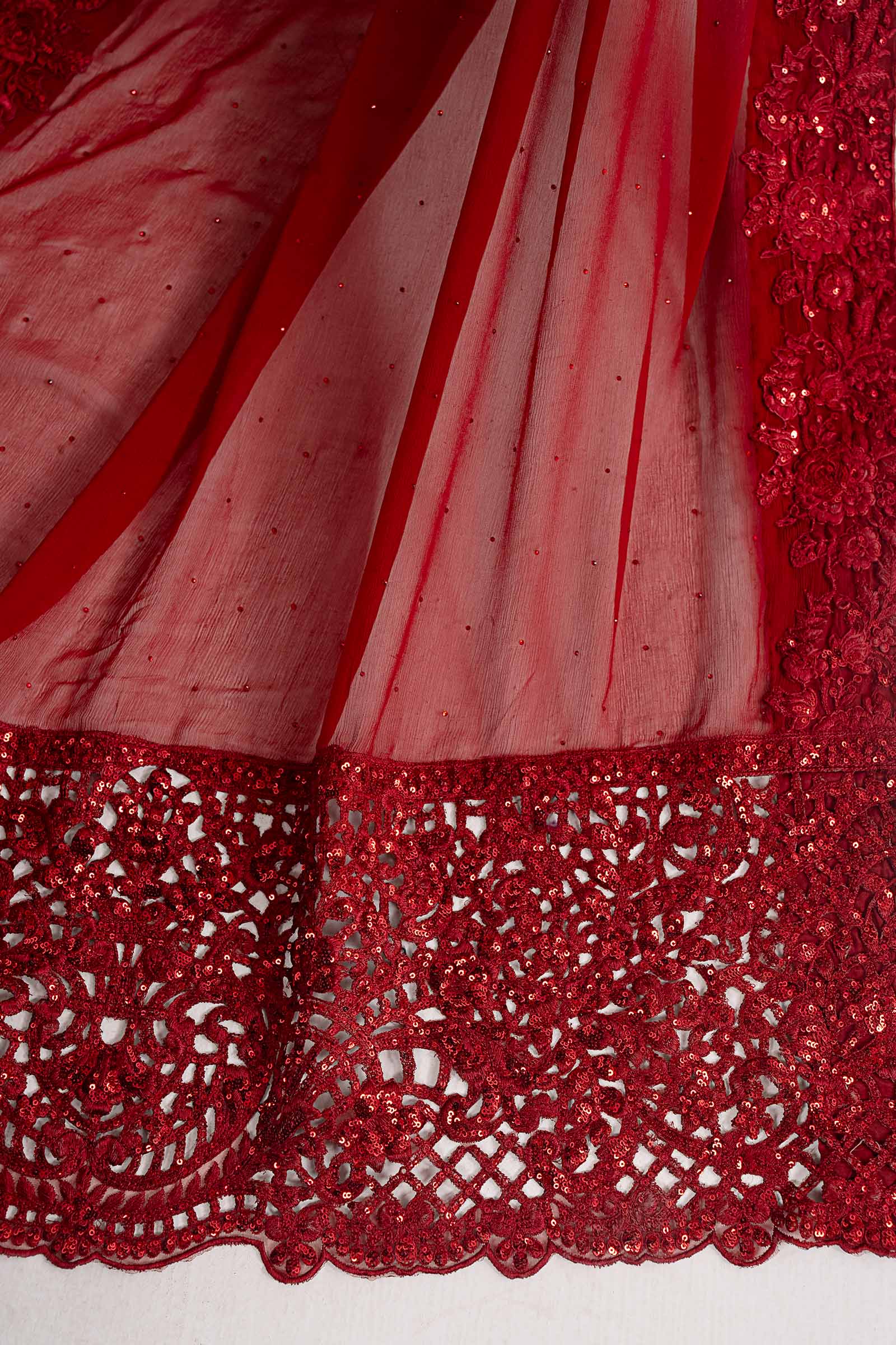 Maria B | Luxury Formals | SF-EF26-70-Red - by Libasekhas UK - Registered Vendor of : Maria B - 100% Original Designer Dress