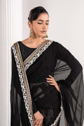 Maria B | Luxury Formals | SF-EF26-74-Black - by Libasekhas UK - Registered Vendor of : Maria B - 100% Original Designer Dress