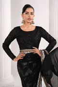 Maria B | Luxury Formals | SF-EF26-74-Black - by Libasekhas UK - Registered Vendor of : Maria B - 100% Original Designer Dress
