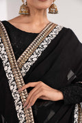 Maria B | Luxury Formals | SF-EF26-74-Black - by Libasekhas UK - Registered Vendor of : Maria B - 100% Original Designer Dress