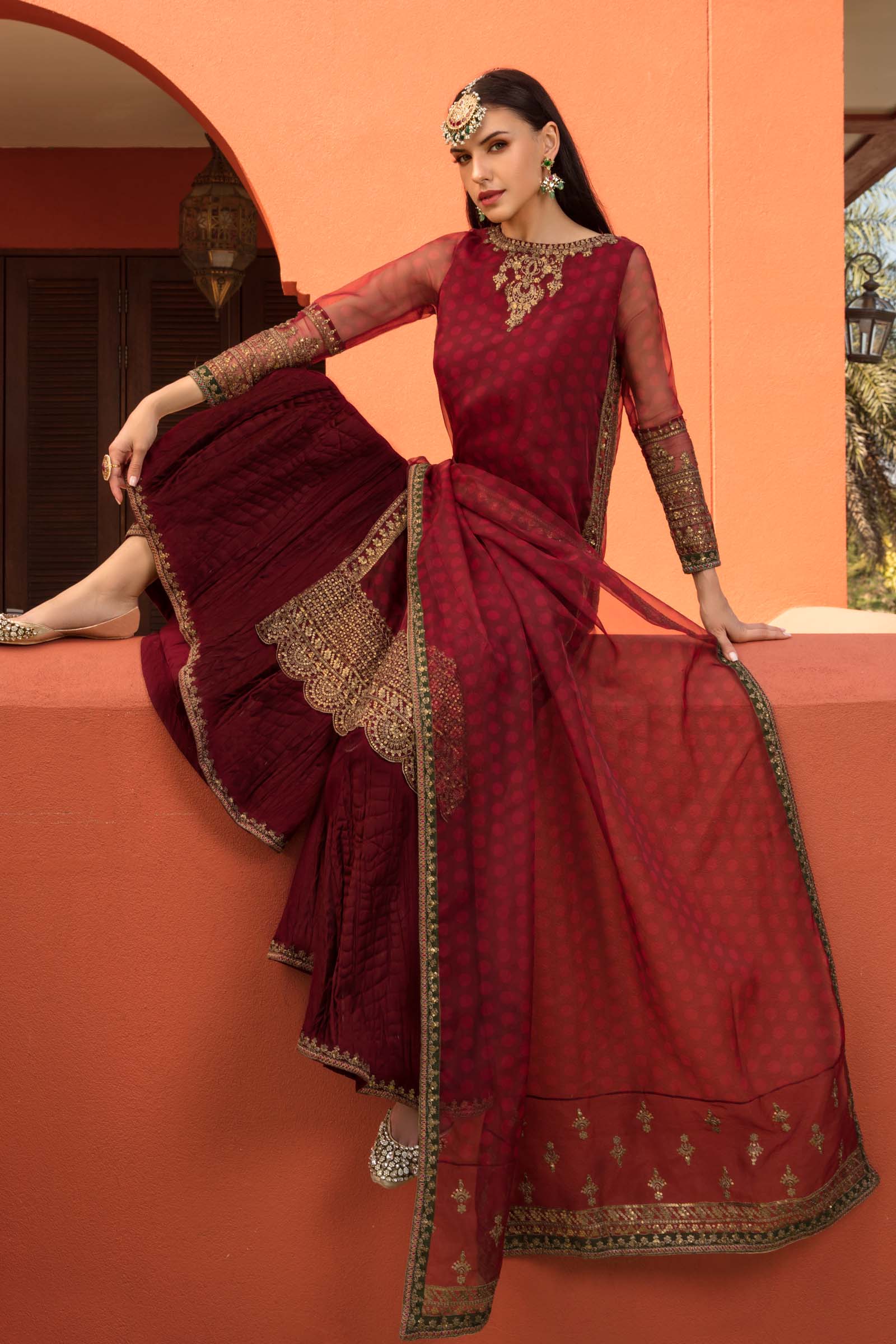 Maria B | Formal Wears | SF-EF23-08R1 - by - Libasekhas UK - Registered Vendor of : Maria B - 100% Original Designer Dresss