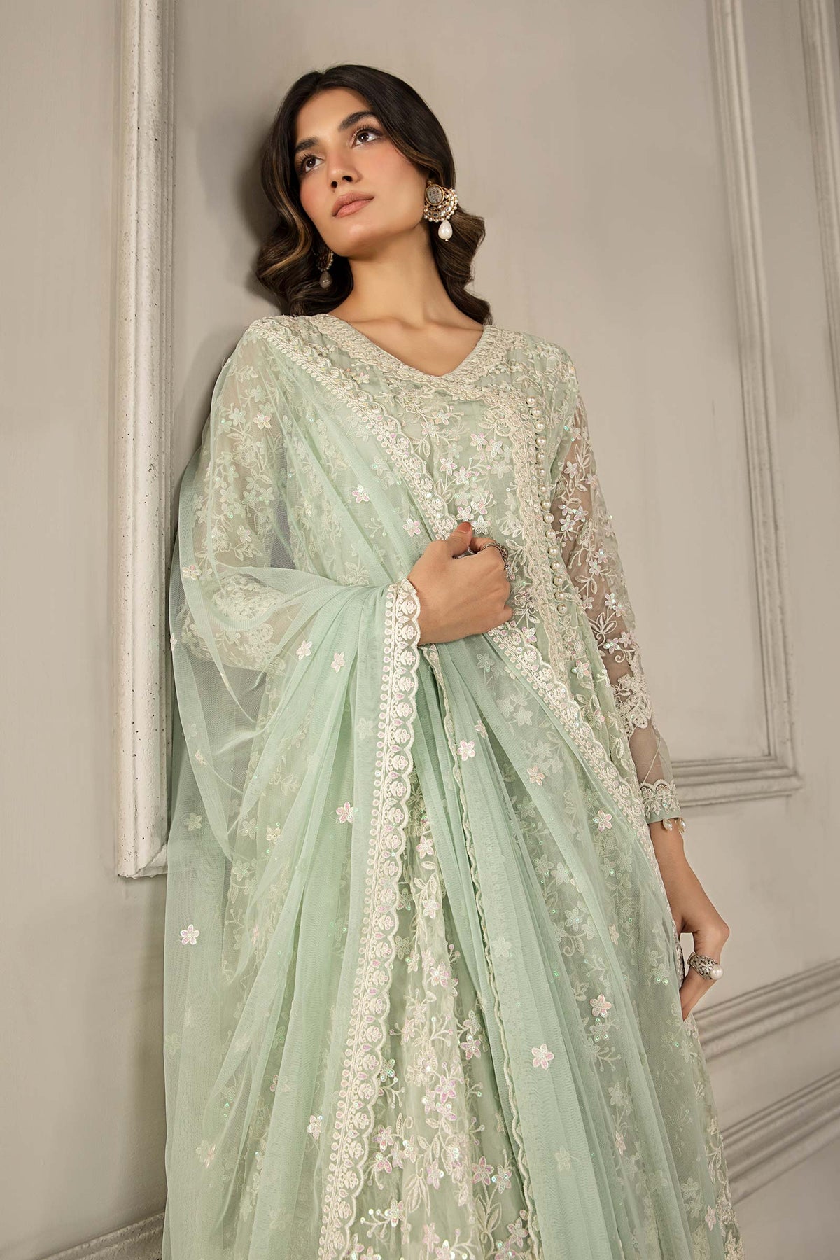 Maria B | Formal Wears | SF-EF24-09 - by - Libasekhas UK - Registered Vendor of : Maria B - 100% Original Designer Dresss