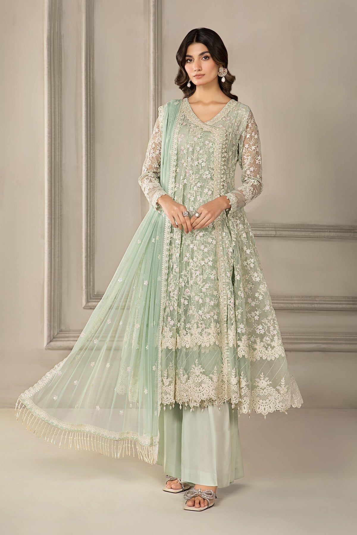 Maria B | Formal Wears | SF-EF24-09 - by - Libasekhas UK - Registered Vendor of : Maria B - 100% Original Designer Dresss