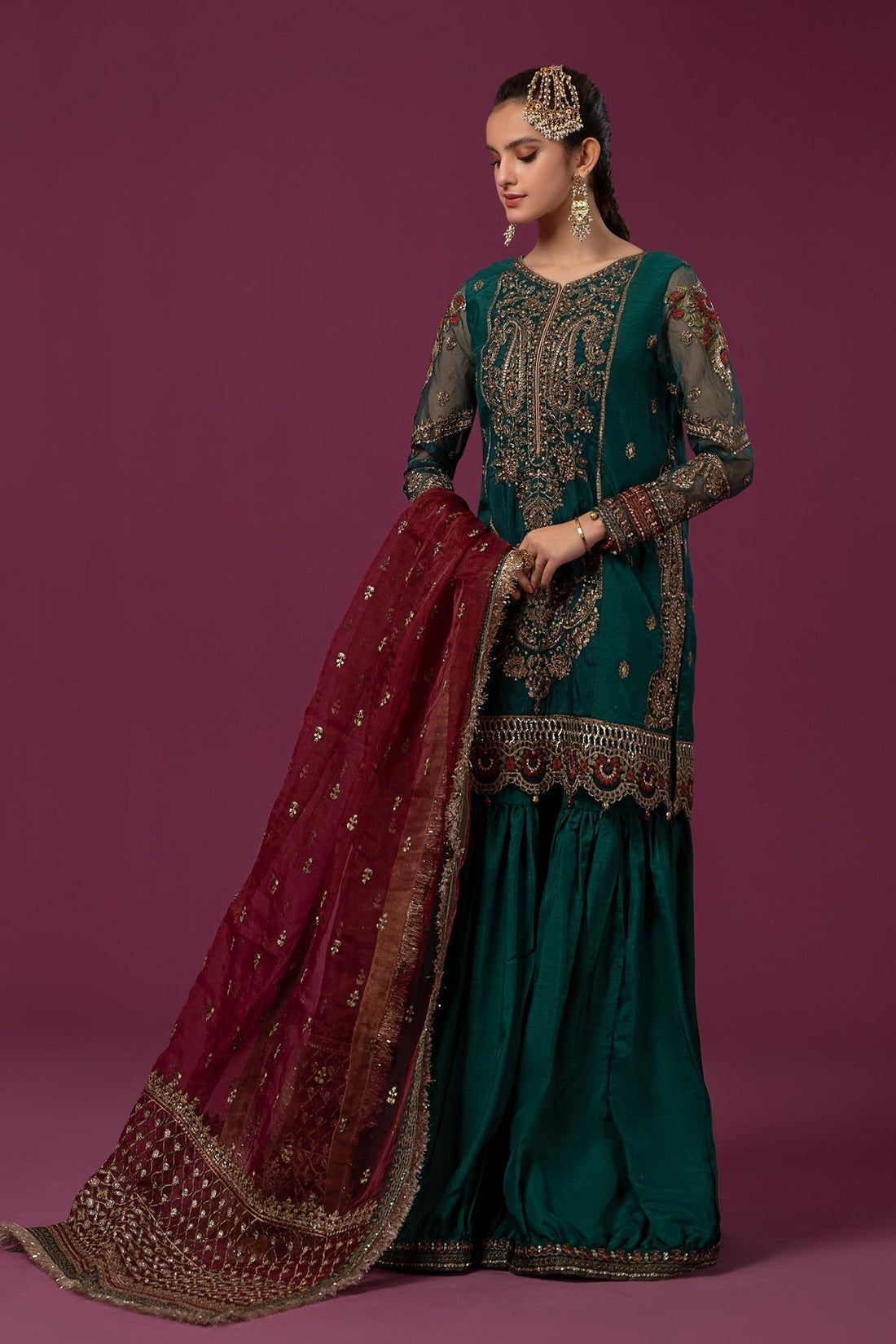 Maria B | Formal Wears | SF-EF24-15 - by - Libasekhas UK - Registered Vendor of : Maria B - 100% Original Designer Dresss