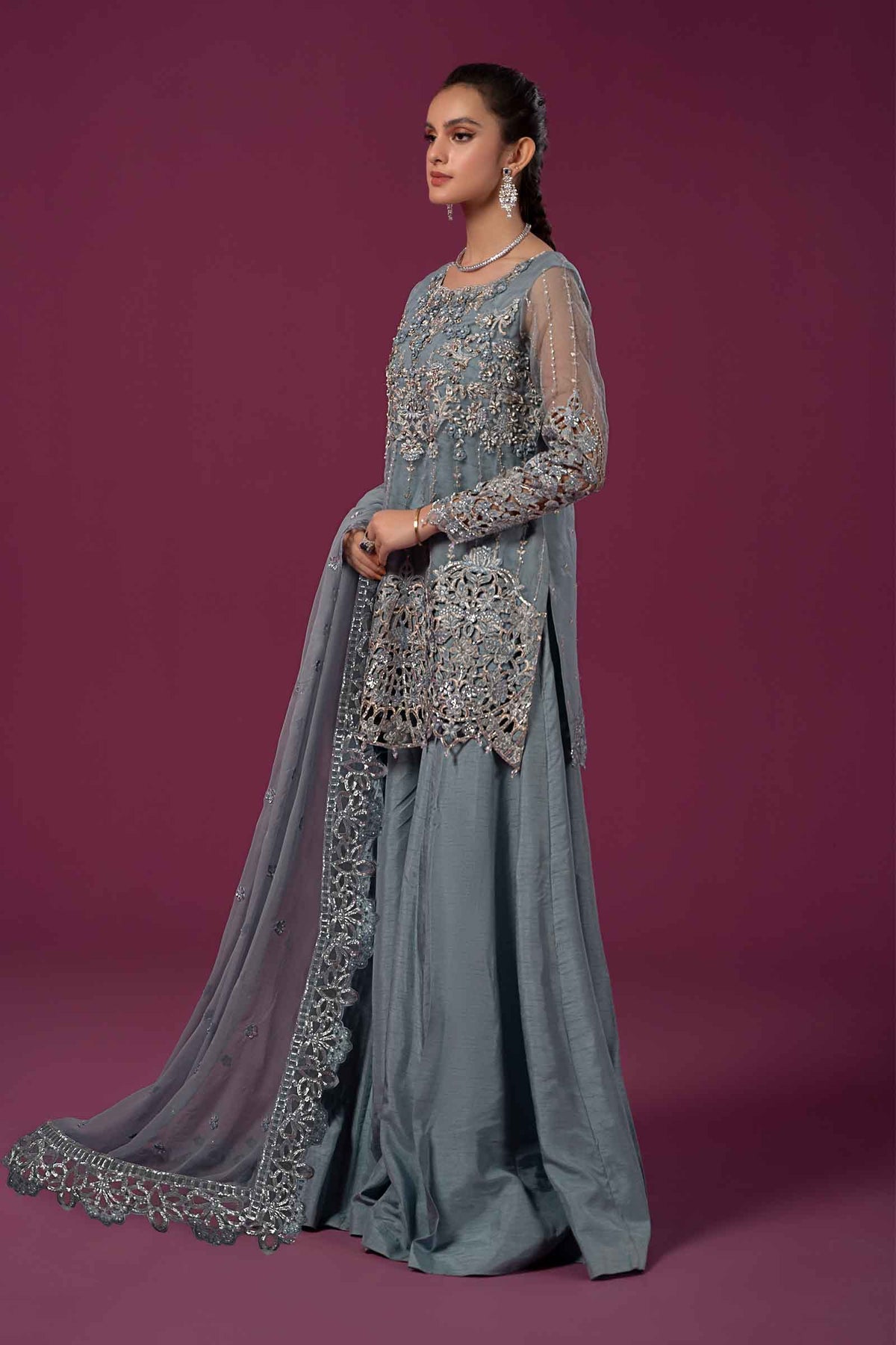 Maria B | Formal Wears | SF-EF24-22 - by - Libasekhas UK - Registered Vendor of : Maria B - 100% Original Designer Dresss