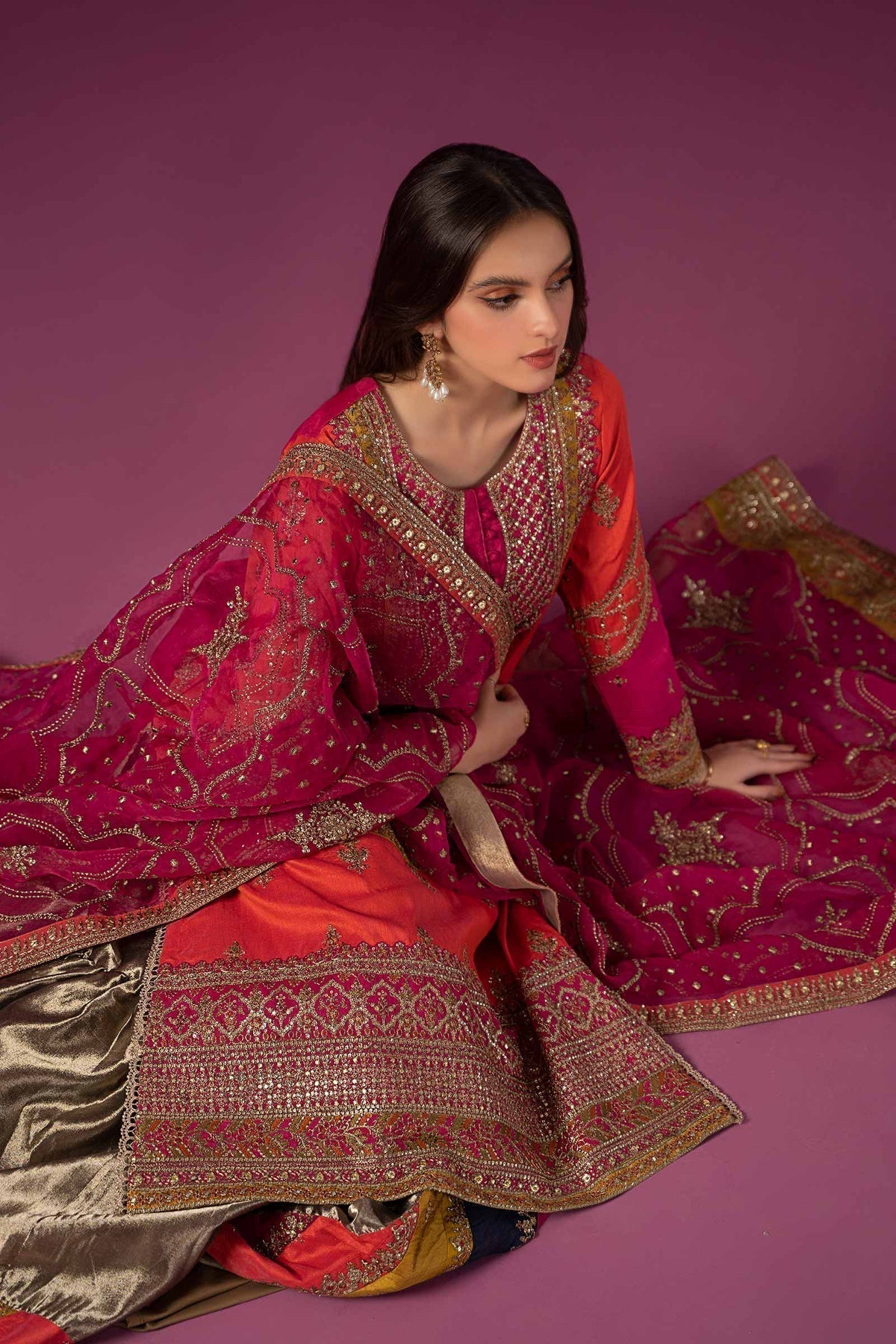 Maria B | Formal Wears | SF-EF24-27 - by - Libasekhas UK - Registered Vendor of : Maria B - 100% Original Designer Dresss