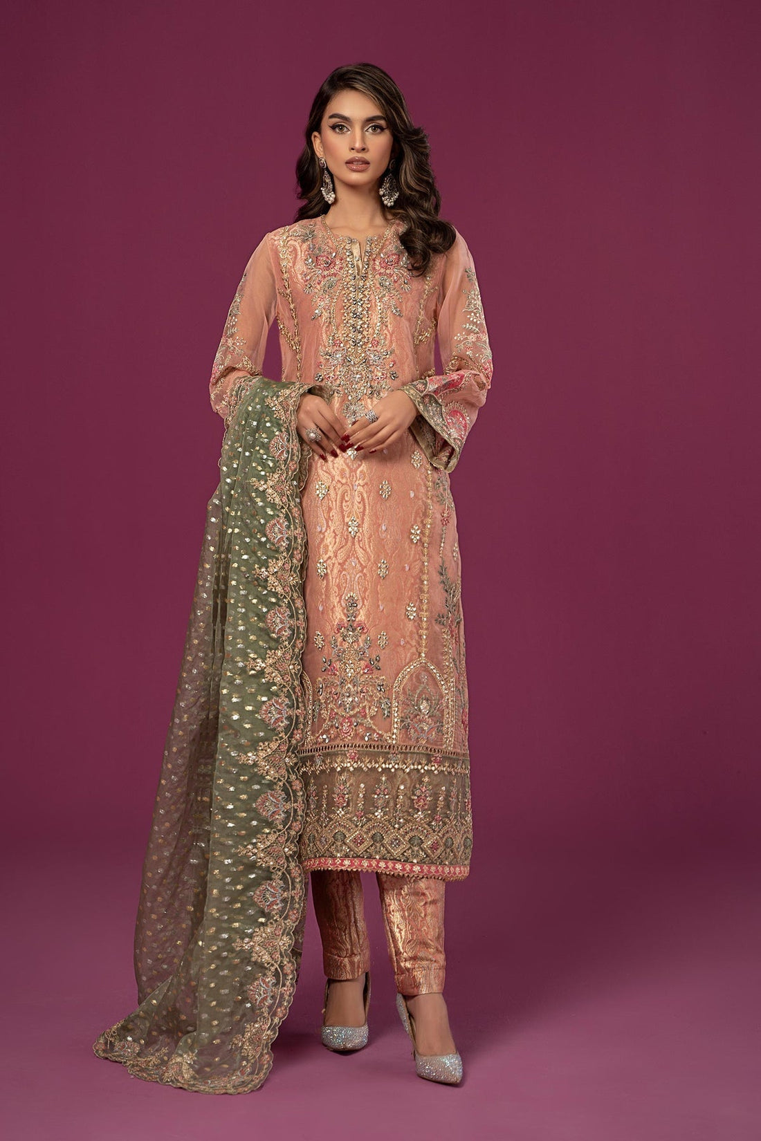Maria B | Formal Wears | SF-EF24-37 - by - Libasekhas UK - Registered Vendor of : Maria B - 100% Original Designer Dresss