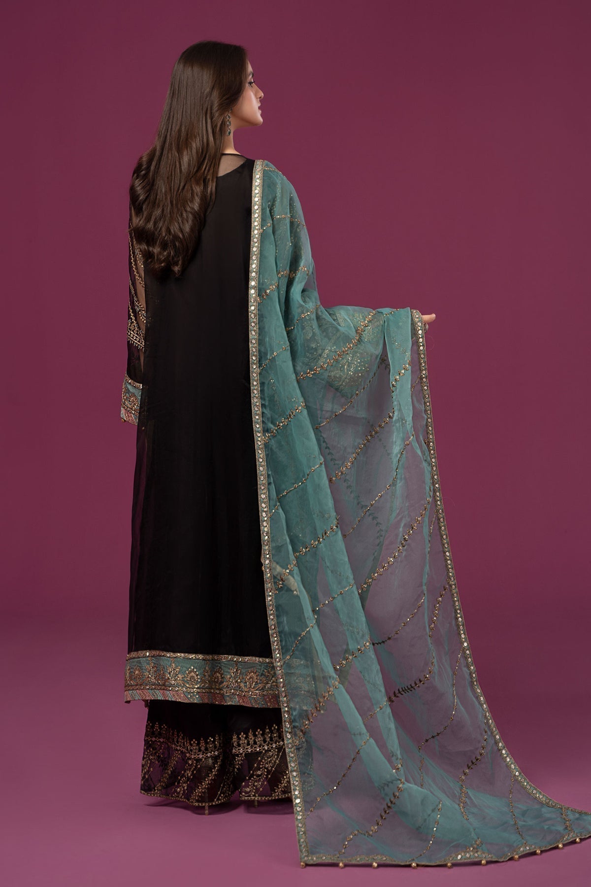 Maria B | Formal Wears | SF-EF24-46 - by - Libasekhas UK - Registered Vendor of : Maria B - 100% Original Designer Dresss