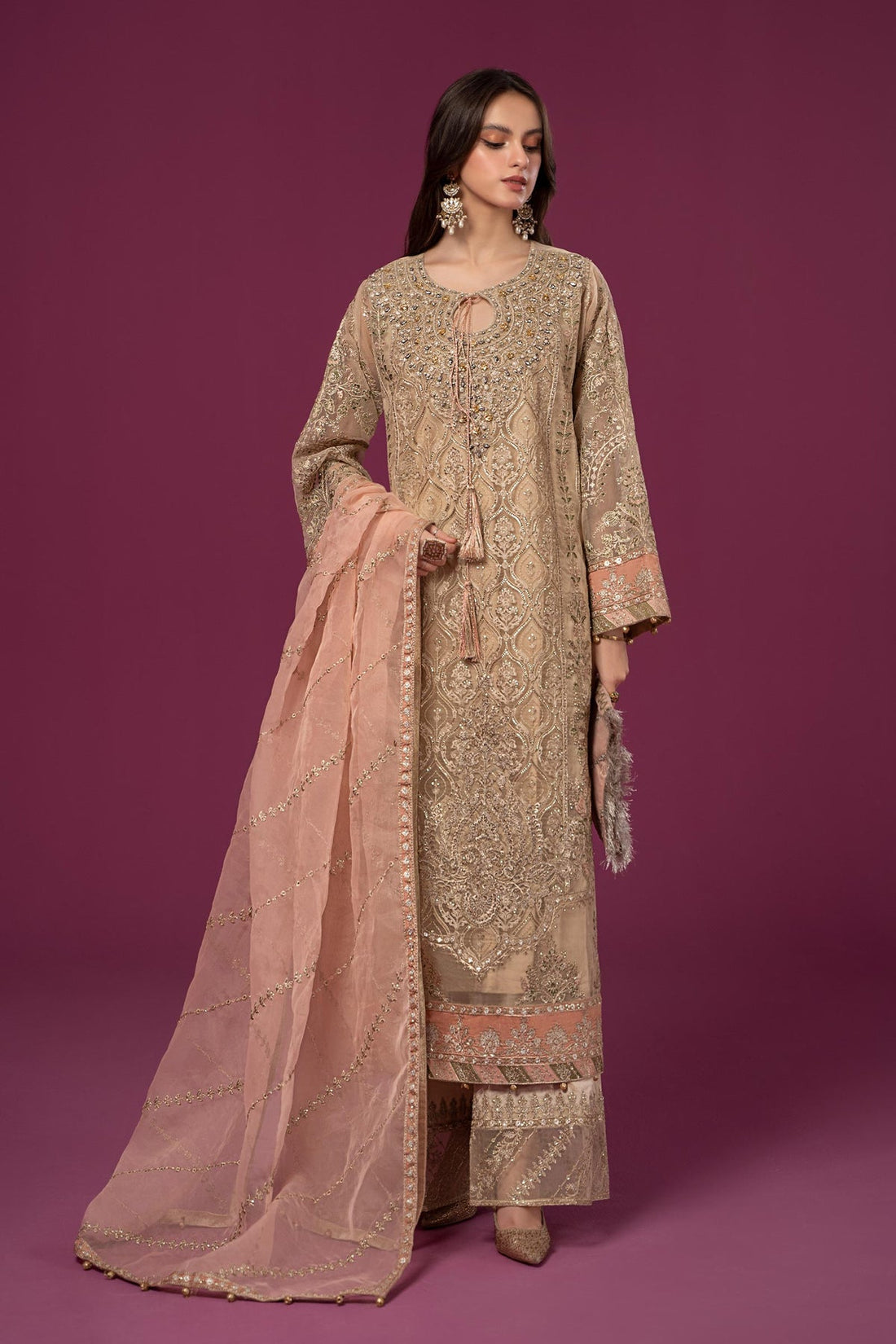 Maria B | Formal Wears | SF-EF24-46 - by - Libasekhas UK - Registered Vendor of : Maria B - 100% Original Designer Dresss