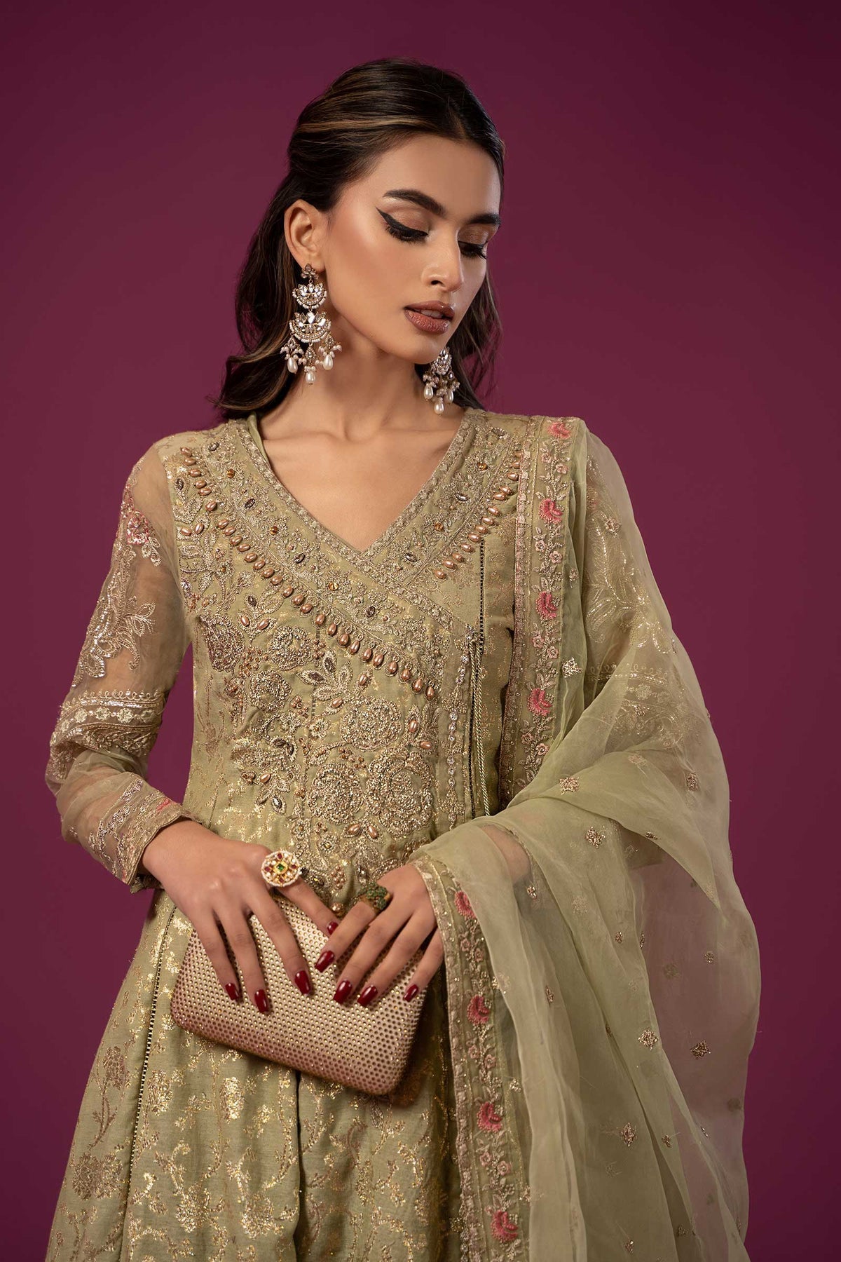 Maria B | Formal Wears | SF-EF24-70 - by - Libasekhas UK - Registered Vendor of : Maria B - 100% Original Designer Dresss