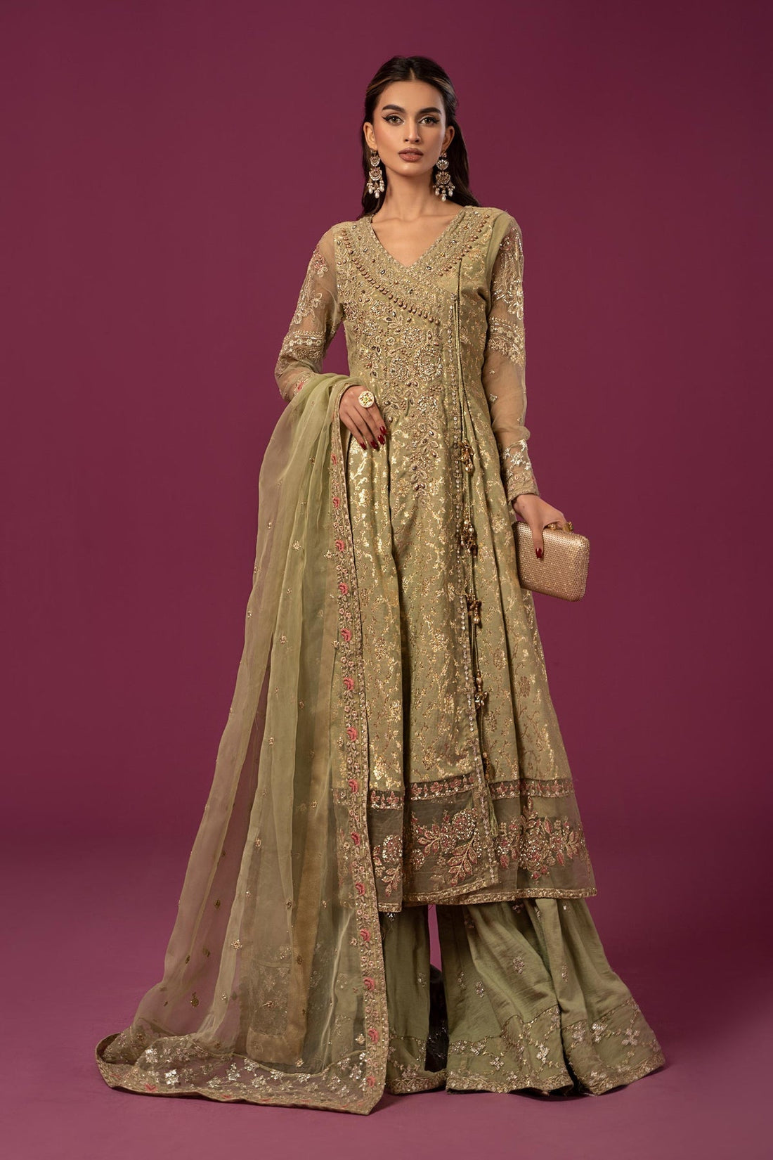 Maria B | Formal Wears | SF-EF24-70 - by - Libasekhas UK - Registered Vendor of : Maria B - 100% Original Designer Dresss
