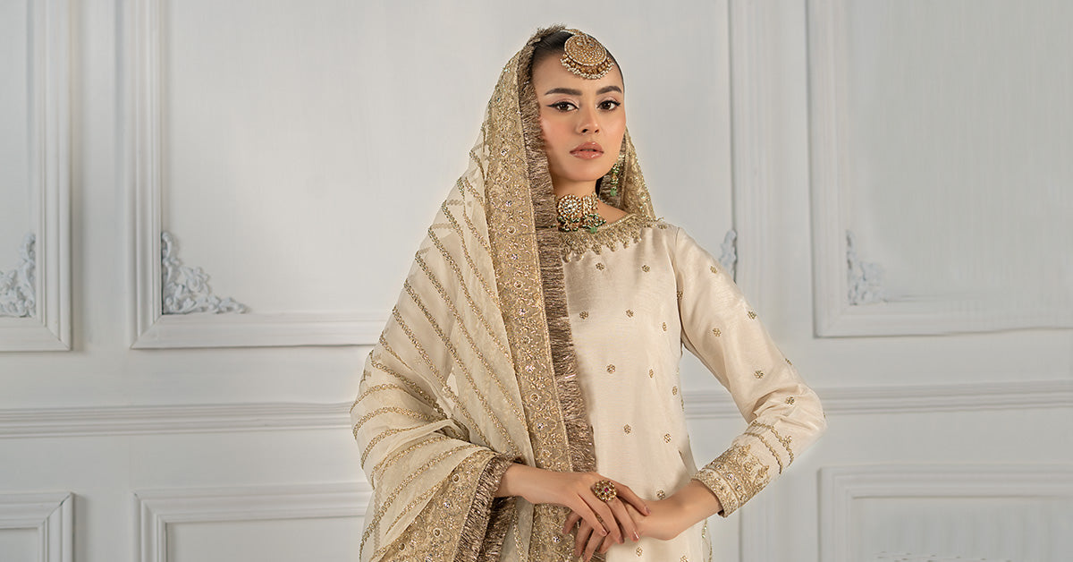 Maira B | Ready to Wear | SF-EF25-25 - by - Libasekhas UK - Registered Vendor of : Maria B - 100% Original Designer Dresss