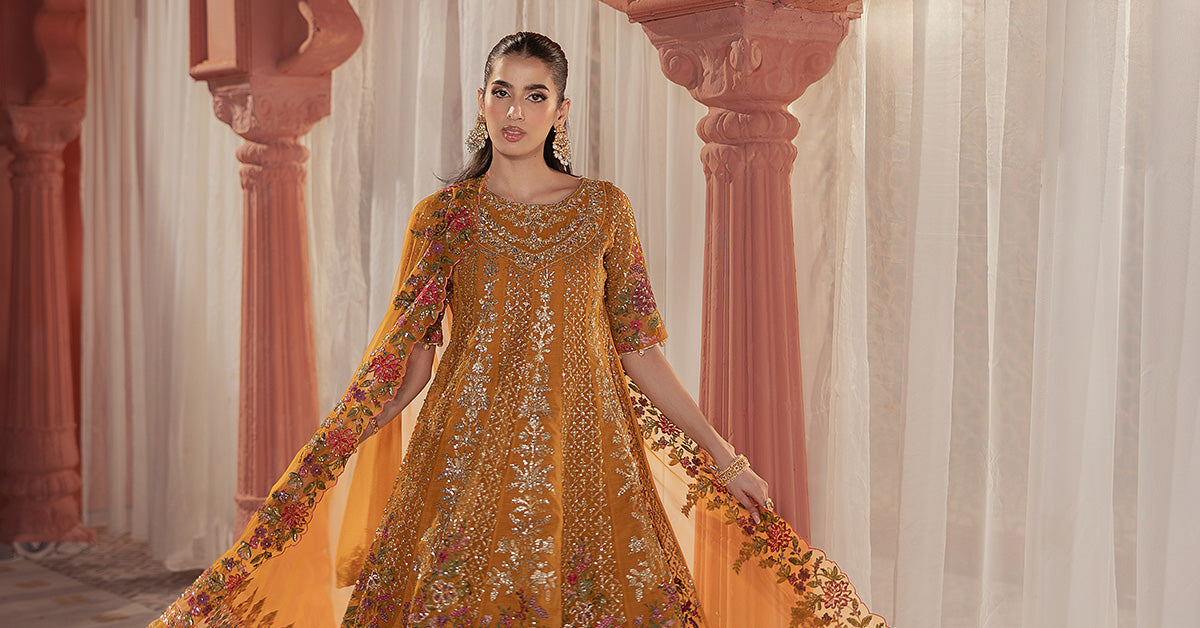 Maira B | Ready to Wear | SF-EF25-42 - by - Libasekhas UK - Registered Vendor of : Maria B - 100% Original Designer Dresss