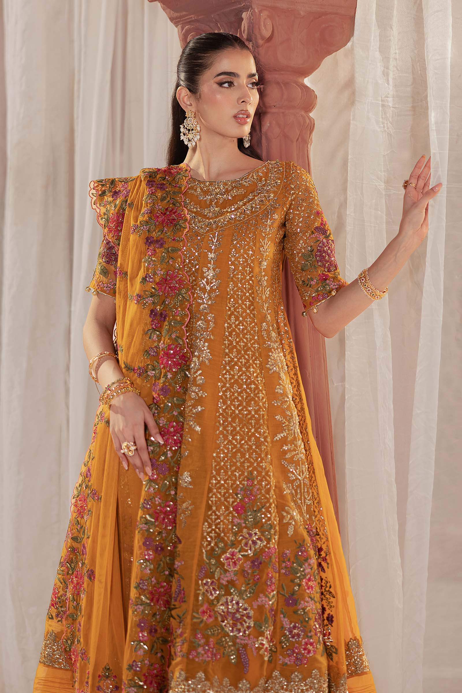 Maira B | Ready to Wear | SF-EF25-42 - by - Libasekhas UK - Registered Vendor of : Maria B - 100% Original Designer Dresss