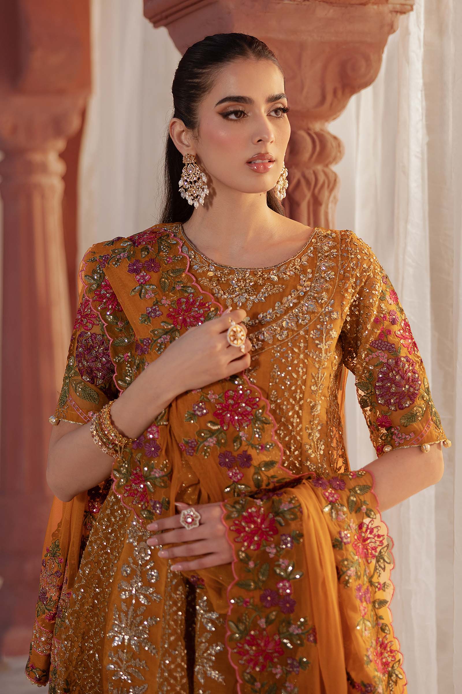 Maira B | Ready to Wear | SF-EF25-42 - by - Libasekhas UK - Registered Vendor of : Maria B - 100% Original Designer Dresss