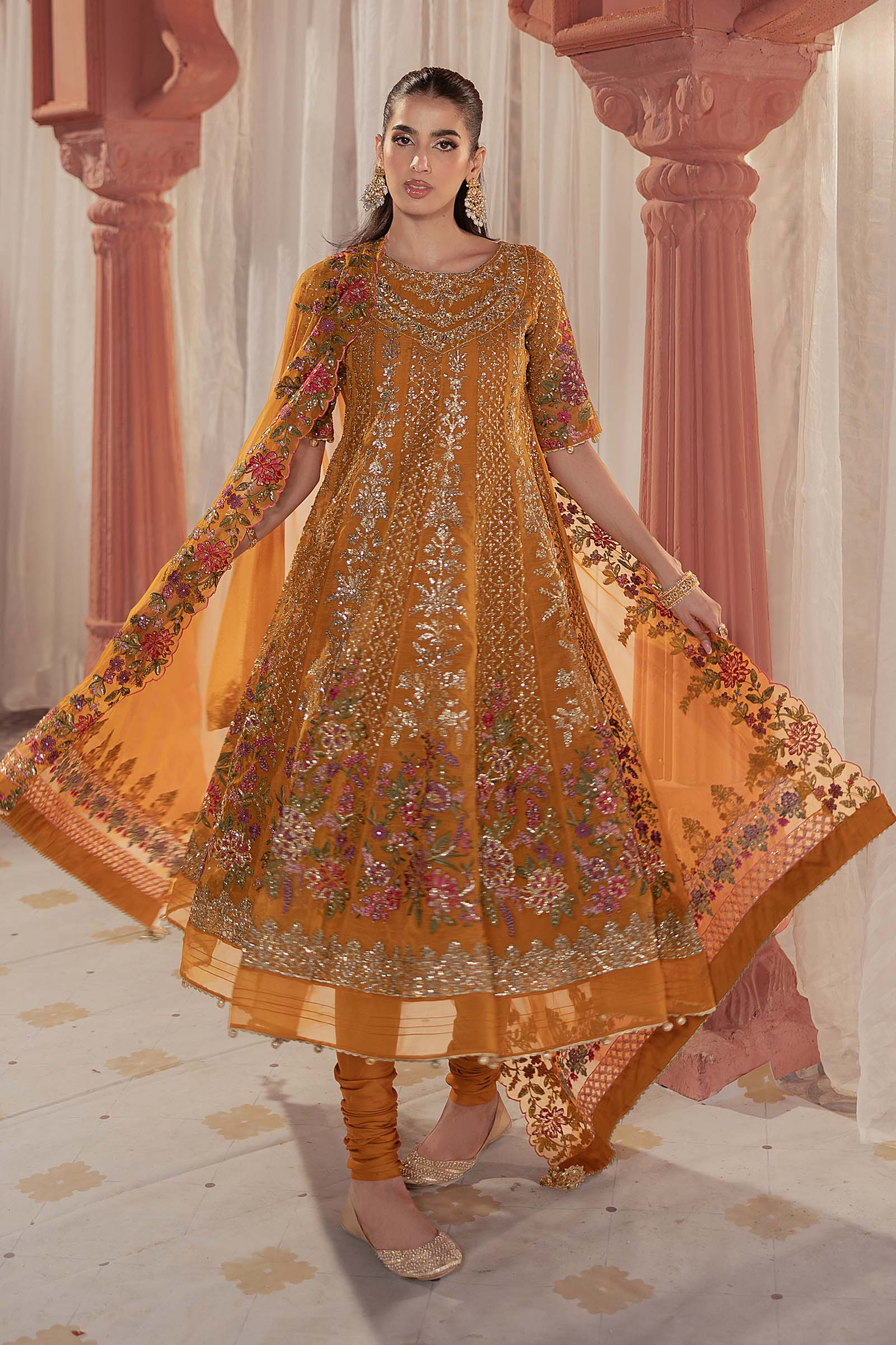 Maira B | Ready to Wear | SF-EF25-42 - by - Libasekhas UK - Registered Vendor of : Maria B - 100% Original Designer Dresss