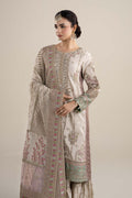 Maria B | Pre Fall Dresses | 3 Piece Embroidered Bamber Raw Silk Suit HH - by Libasekhas UK - Registered Vendor of : Maria B - 100% Original Designer Dress