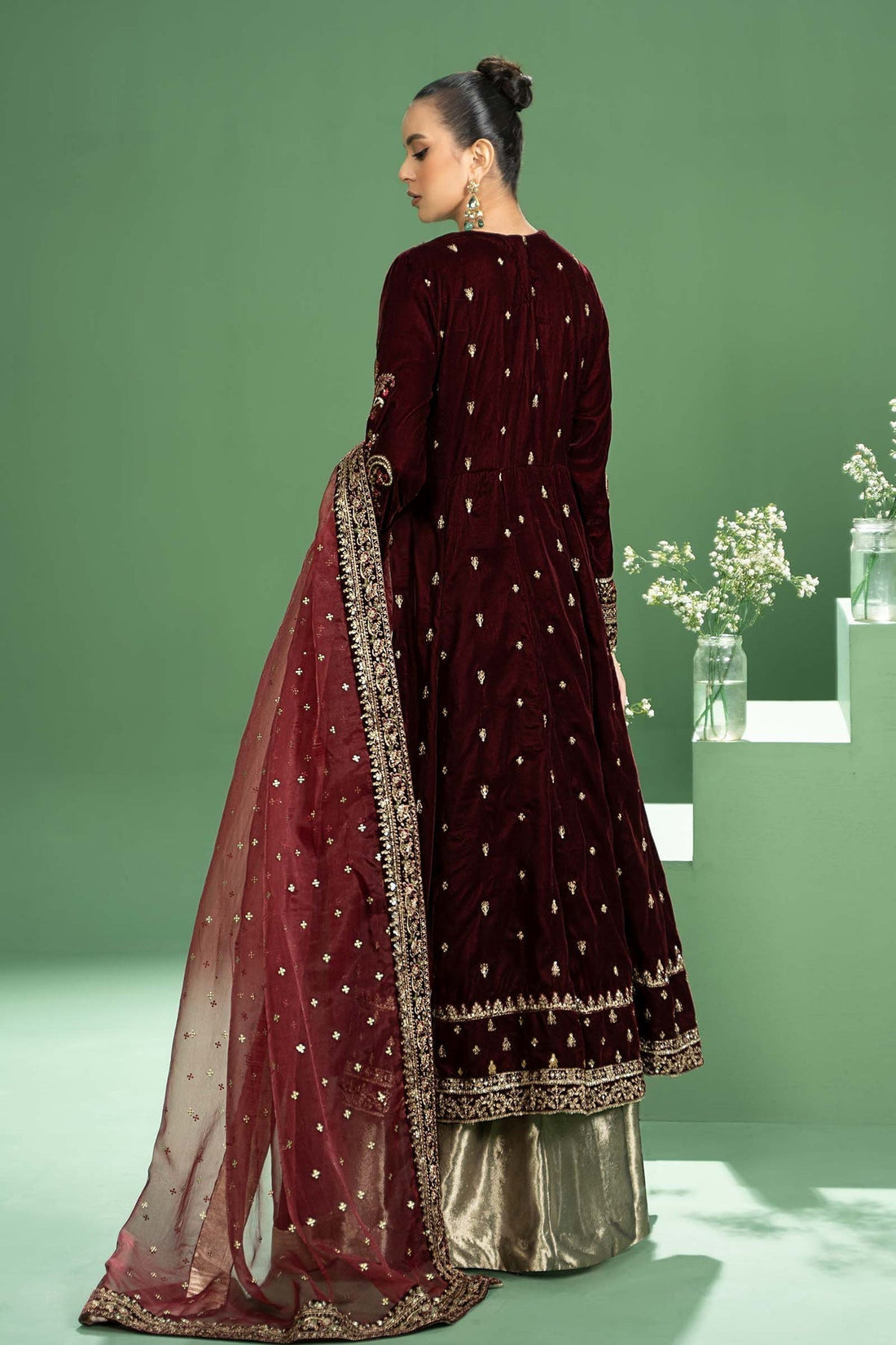 Maria b | Formal Wears | SF-W24-02 - by - Libasekhas UK - Registered Vendor of : Maria B - 100% Original Designer Dresss